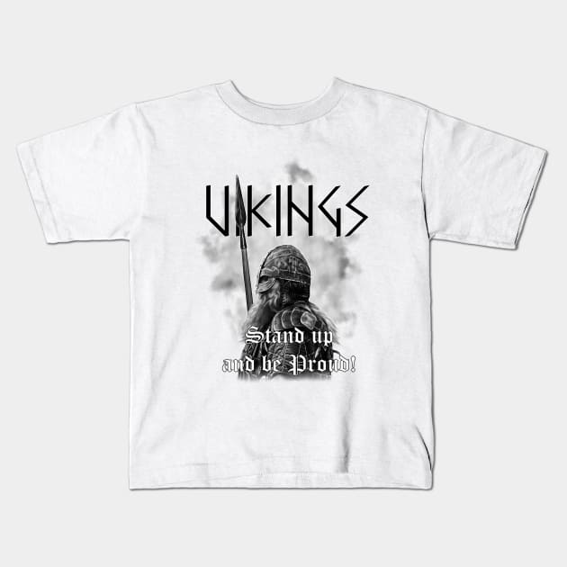 Viking Kids T-Shirt by CasperArt1